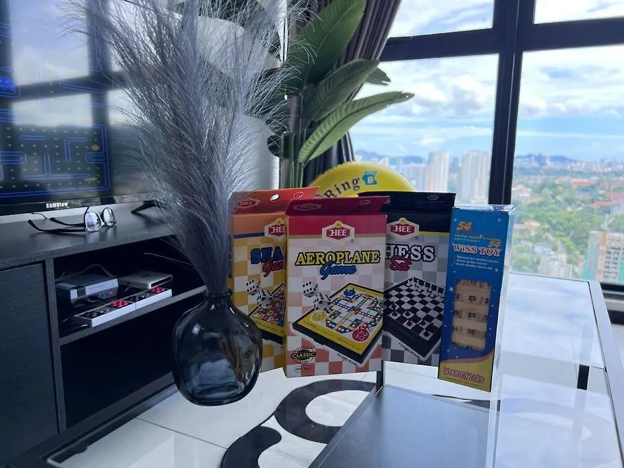 Georgetown Skypool Urban 2Br Family & Baby-Friendly 9Pax Seaview Penang Διαμέρισμα Jelutong
