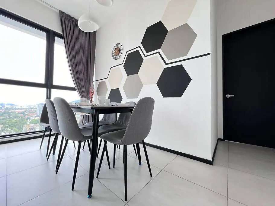 Georgetown Skypool Urban 2Br Family & Baby-Friendly 9Pax Seaview Penang Διαμέρισμα Jelutong Μαλαισία